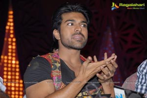 Ram Charan Birthday Celebrations on Racha Sets