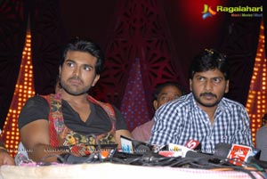 Ram Charan Birthday Celebrations on Racha Sets