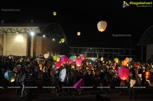 Skylantern Festival at Hyderabad Hitex Ground