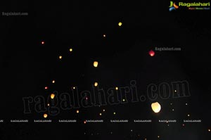 Skylantern Festival at Hyderabad Hitex Ground