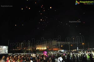 Skylantern Festival at Hyderabad Hitex Ground