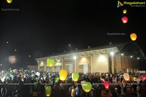 Skylantern Festival at Hyderabad Hitex Ground