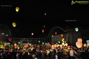 Skylantern Festival at Hyderabad Hitex Ground