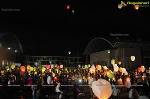 Skylantern Festival at Hyderabad Hitex Ground