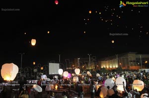 Skylantern Festival at Hyderabad Hitex Ground