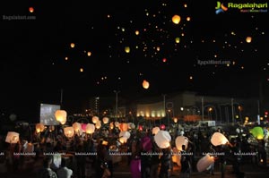 Skylantern Festival at Hyderabad Hitex Ground