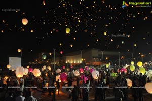 Skylantern Festival at Hyderabad Hitex Ground