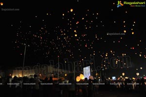 Skylantern Festival at Hyderabad Hitex Ground