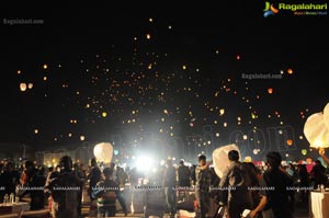 Skylantern Festival at Hyderabad Hitex Ground