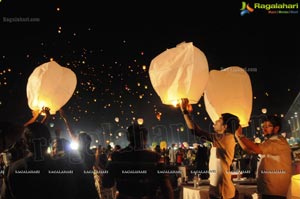 Skylantern Festival at Hyderabad Hitex Ground