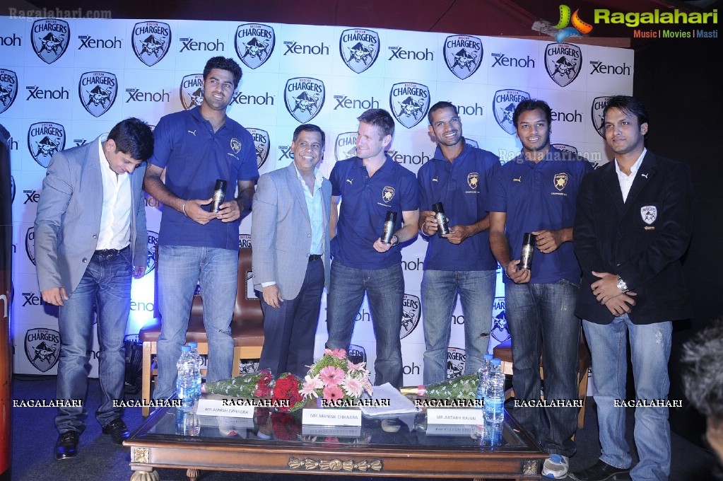 Streax Xenoh-Deccan Chargers Press Meet