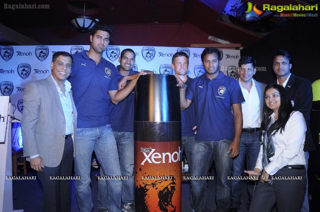 Streax Xenoh-Deccan Chargers Press Meet