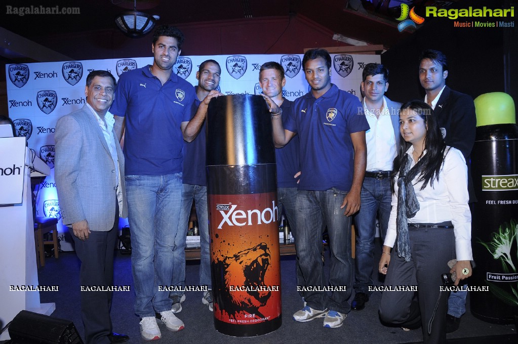 Streax Xenoh-Deccan Chargers Press Meet