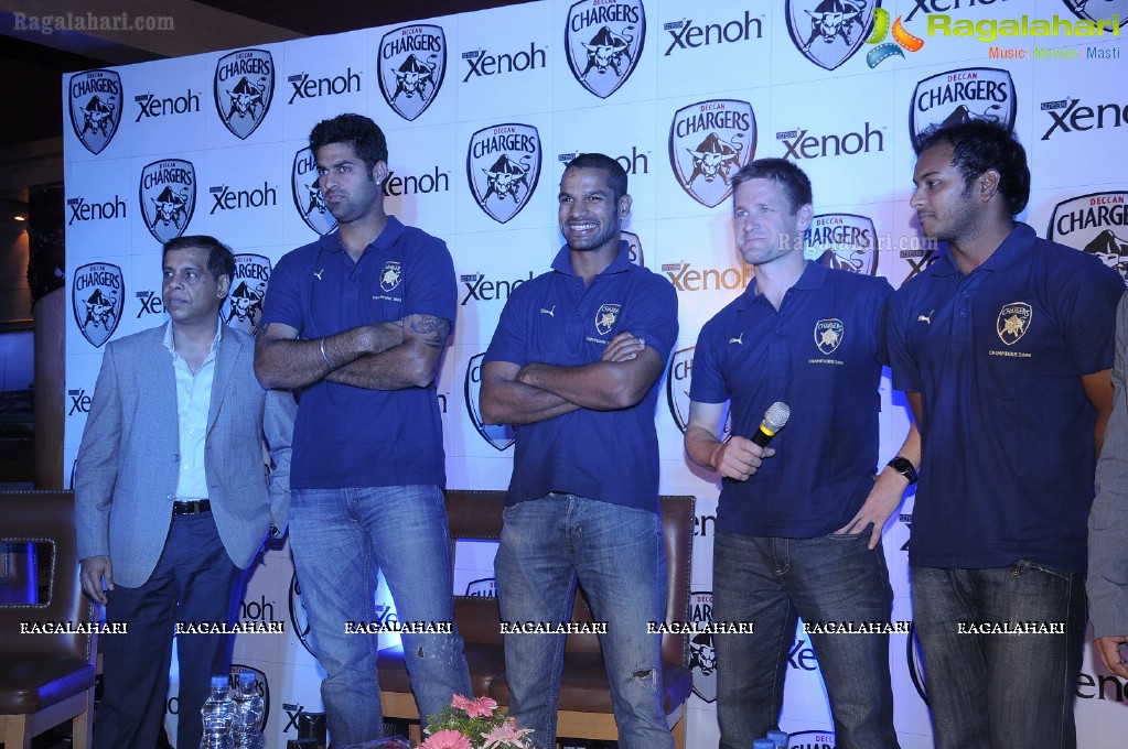 Streax Xenoh-Deccan Chargers Press Meet