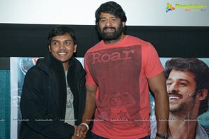 Prabhas with Fans at New Jersy Multiplex