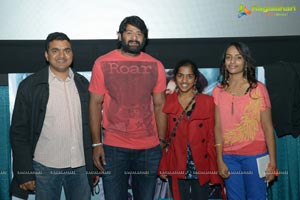 Prabhas with Fans at New Jersy Multiplex