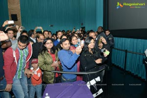 Prabhas with Fans at New Jersy Multiplex