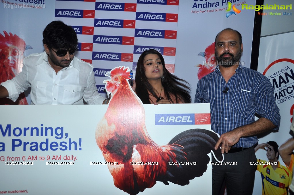Tashu Kaushik launches Aircel 3G New Plans