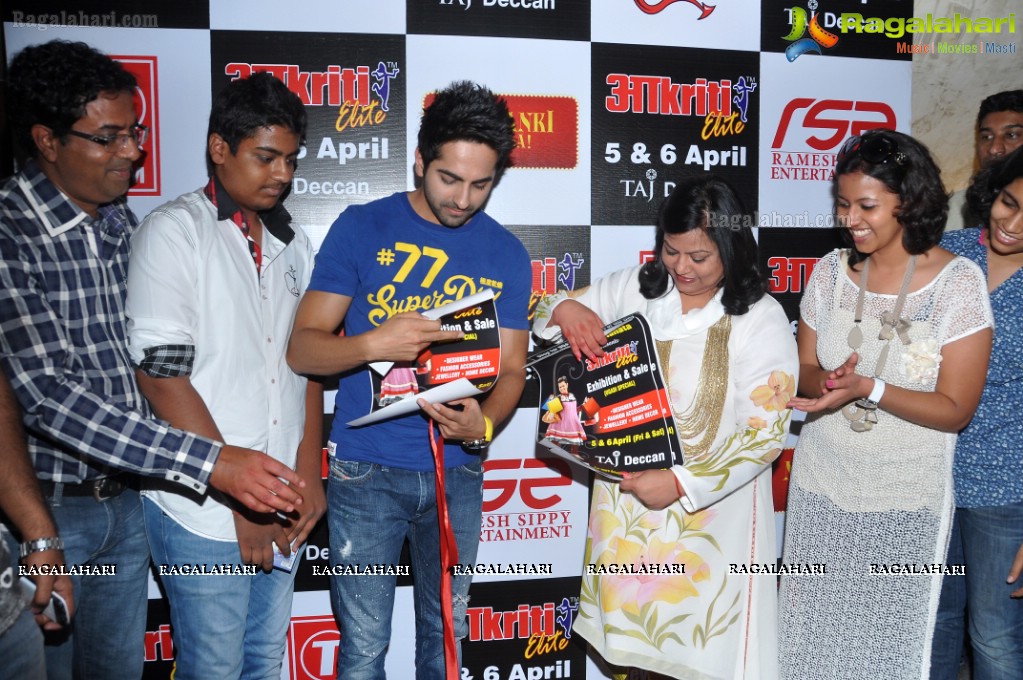 Ayushmann Khurrana launches Akritti Brochure at Taj Deccan, Hyderabad
