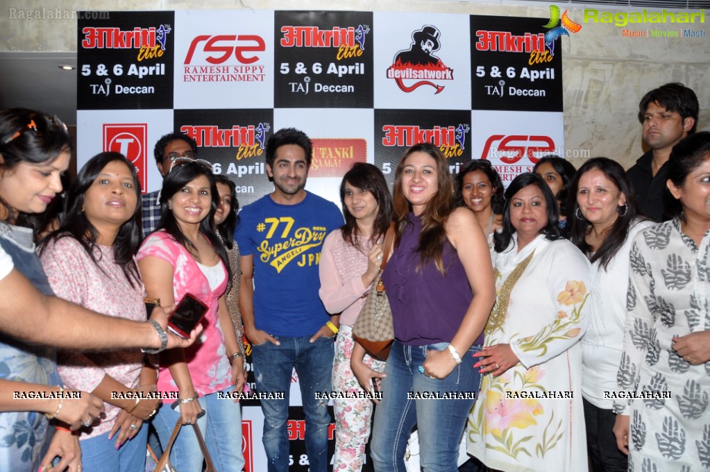 Ayushmann Khurrana launches Akritti Brochure at Taj Deccan, Hyderabad