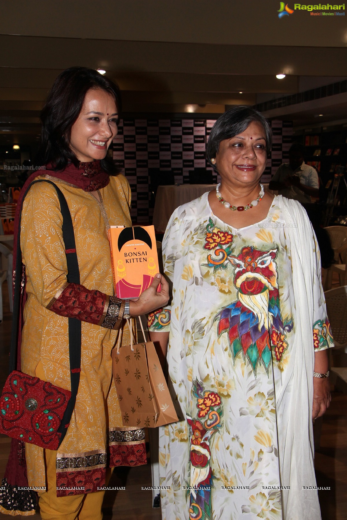 Amala and Suma launches 'Bonsai Kitten' Book at Landmark, Hyderabad