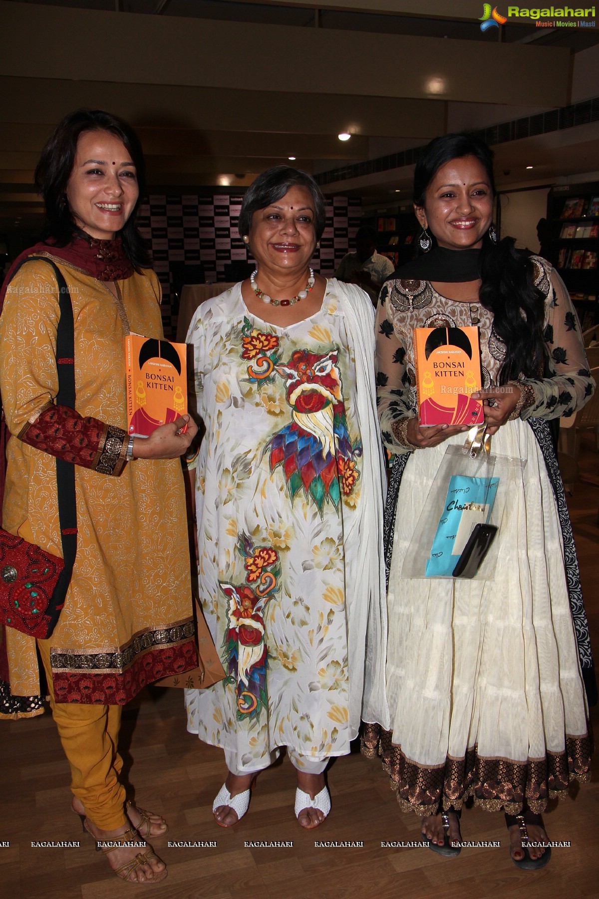 Amala and Suma launches 'Bonsai Kitten' Book at Landmark, Hyderabad