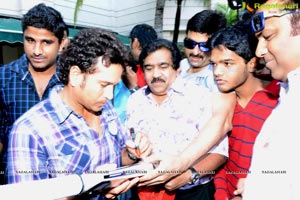 CCL 3 Telugu Warriors Team with Sachin Tendulkar