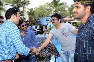 CCL 3 Telugu Warriors Team with Sachin Tendulkar