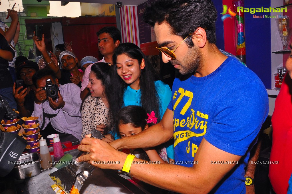 Ayushman Khurana launches Cream Stone First Premium Mr. Alphanso Mango Ice Cream Flavor