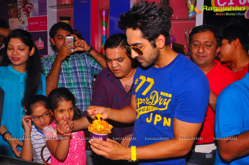 Ayushman Khurana launches Cream Stone First Premium Mr. Alphanso Mango Ice Cream Flavor