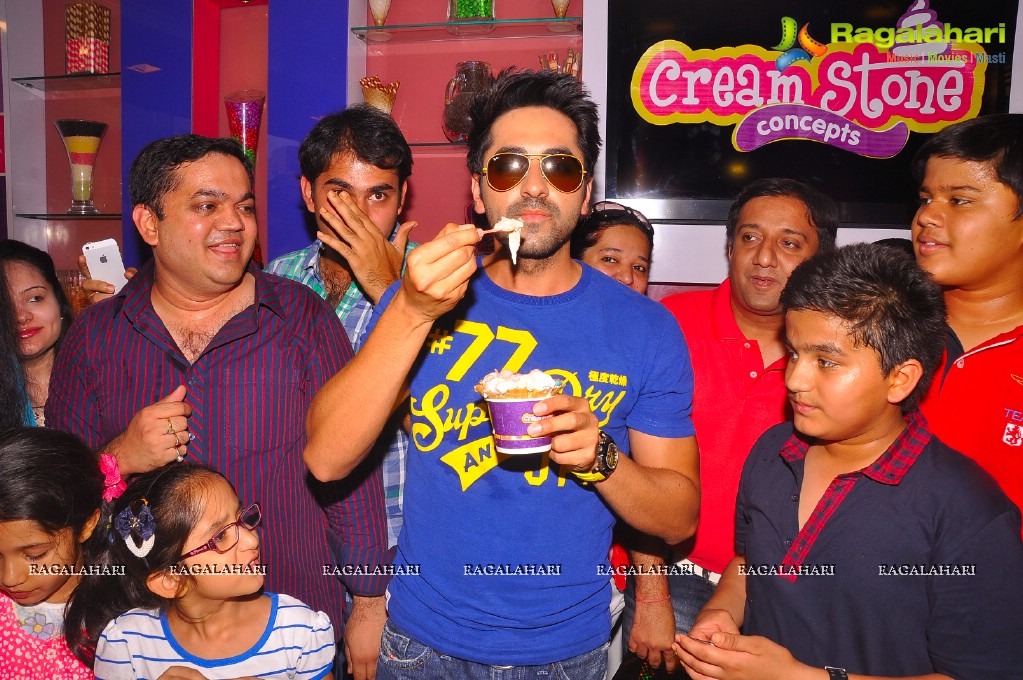 Ayushman Khurana launches Cream Stone First Premium Mr. Alphanso Mango Ice Cream Flavor