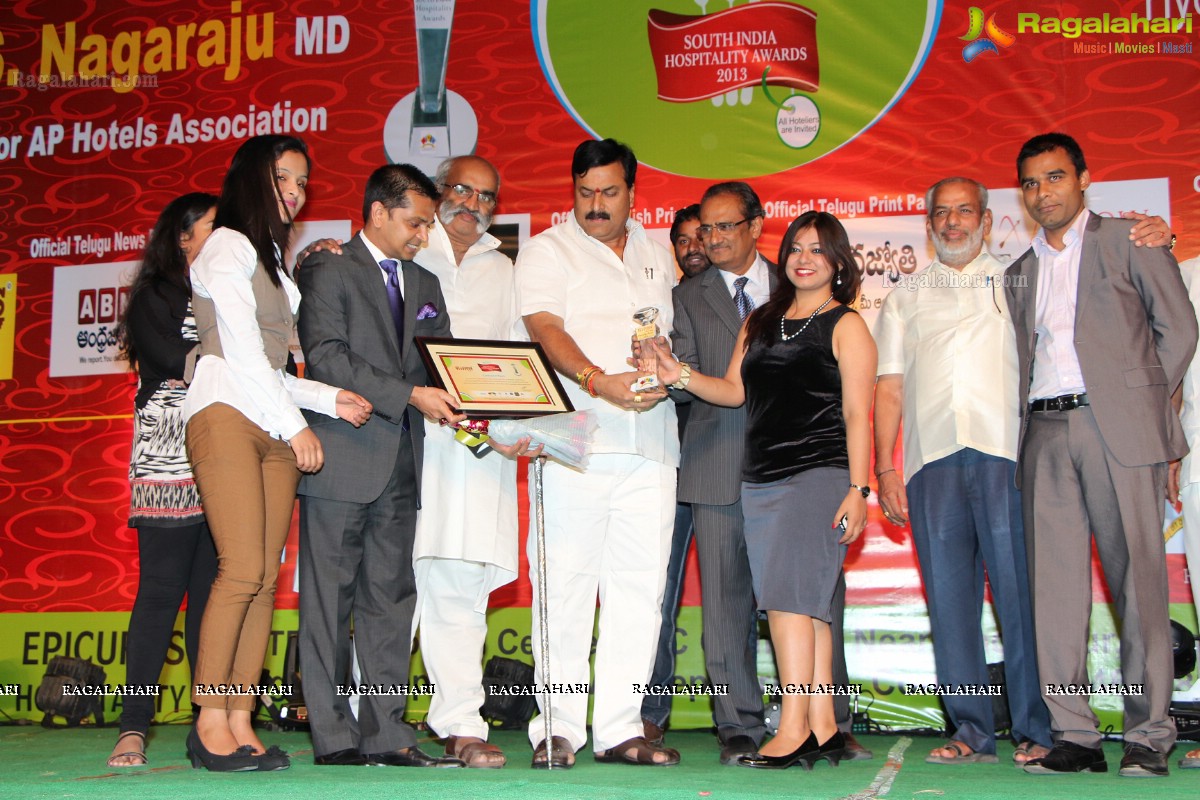 The South India Hospitality Awards 2013 by Epicurus, Hyderabad