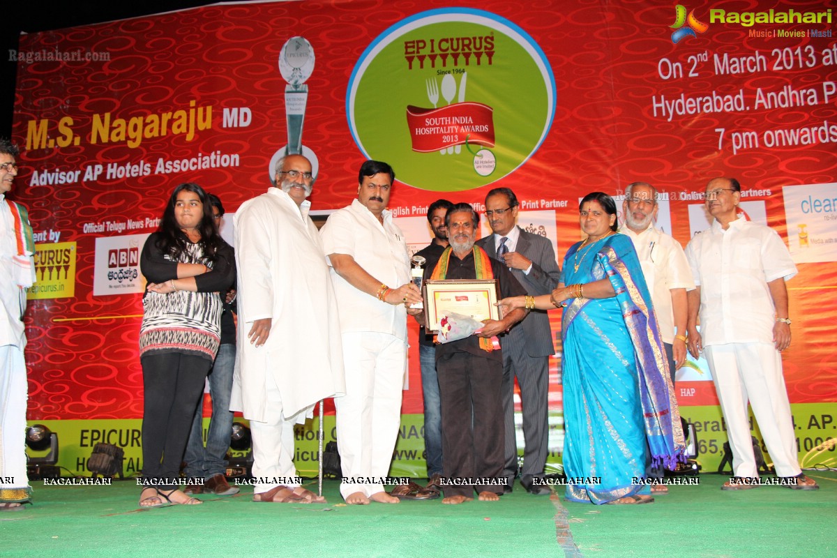 The South India Hospitality Awards 2013 by Epicurus, Hyderabad