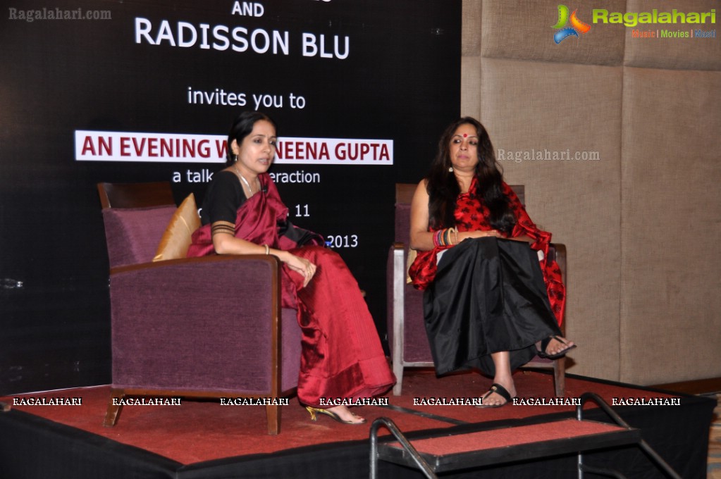 Moving Images 'Evening with Nina Gupta' at Radisson Blu Plaza, Hyderabad