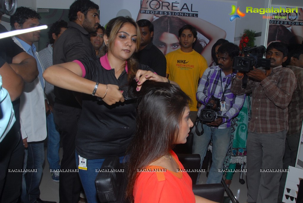 Madhu Shalini launches Green Trends Hair and Style Salon, Hyderabad