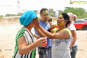 Hyderabad Booth Bungalow Holi Celebrations