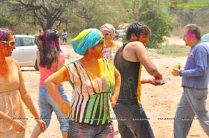 Hyderabad Booth Bungalow Holi Celebrations