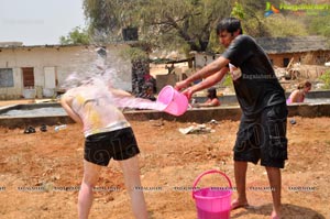 Hyderabad Booth Bungalow Holi Celebrations