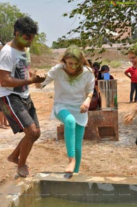 Hyderabad Booth Bungalow Holi Celebrations