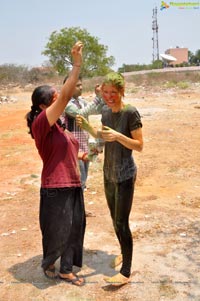 Hyderabad Booth Bungalow Holi Celebrations