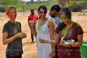 Hyderabad Booth Bungalow Holi Celebrations