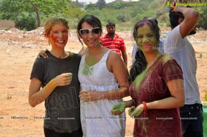 Hyderabad Booth Bungalow Holi Celebrations