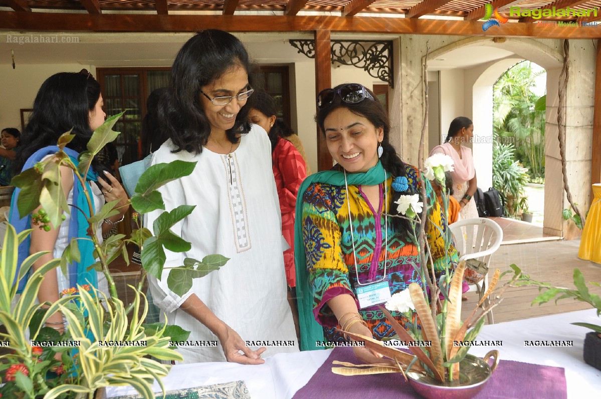 Mini lkebana Exhibition with Dry-Fresh Flowers and Foliage, Hyderabad