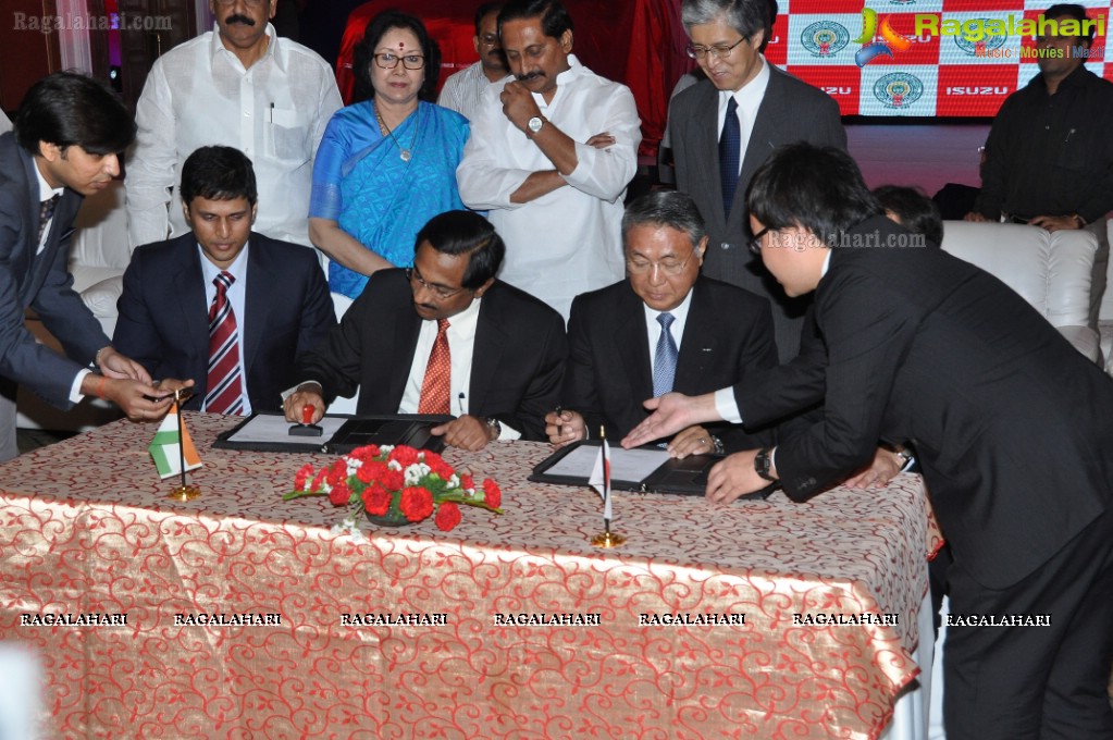 Isuzu signs MoU to manufacture LCVs and SUVs in Andhra