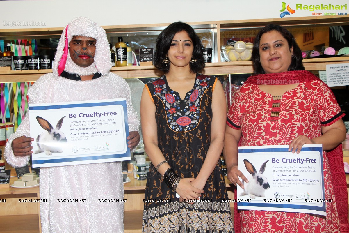 Nishanti Evani at Lush India to support 'Fight Against Animal Testing'