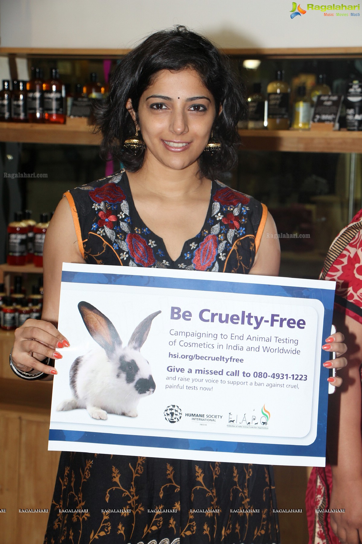 Nishanti Evani at Lush India to support 'Fight Against Animal Testing'