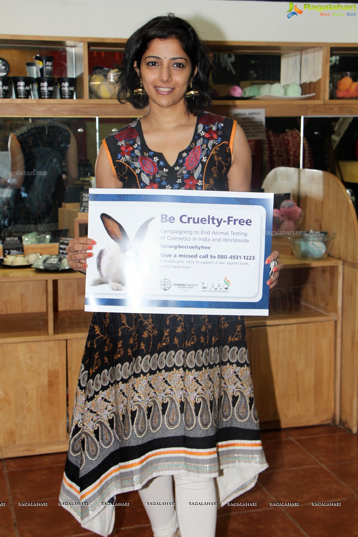 Nishanti Evani at Lush India to support 'Fight Against Animal Testing'