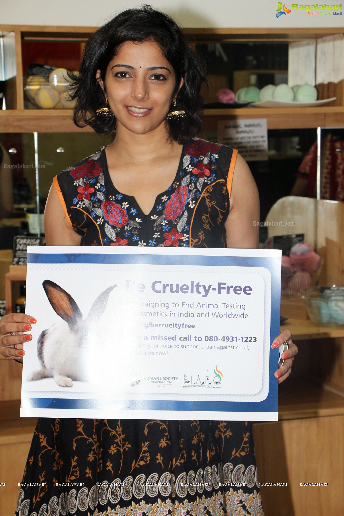 Nishanti Evani at Lush India to support 'Fight Against Animal Testing'