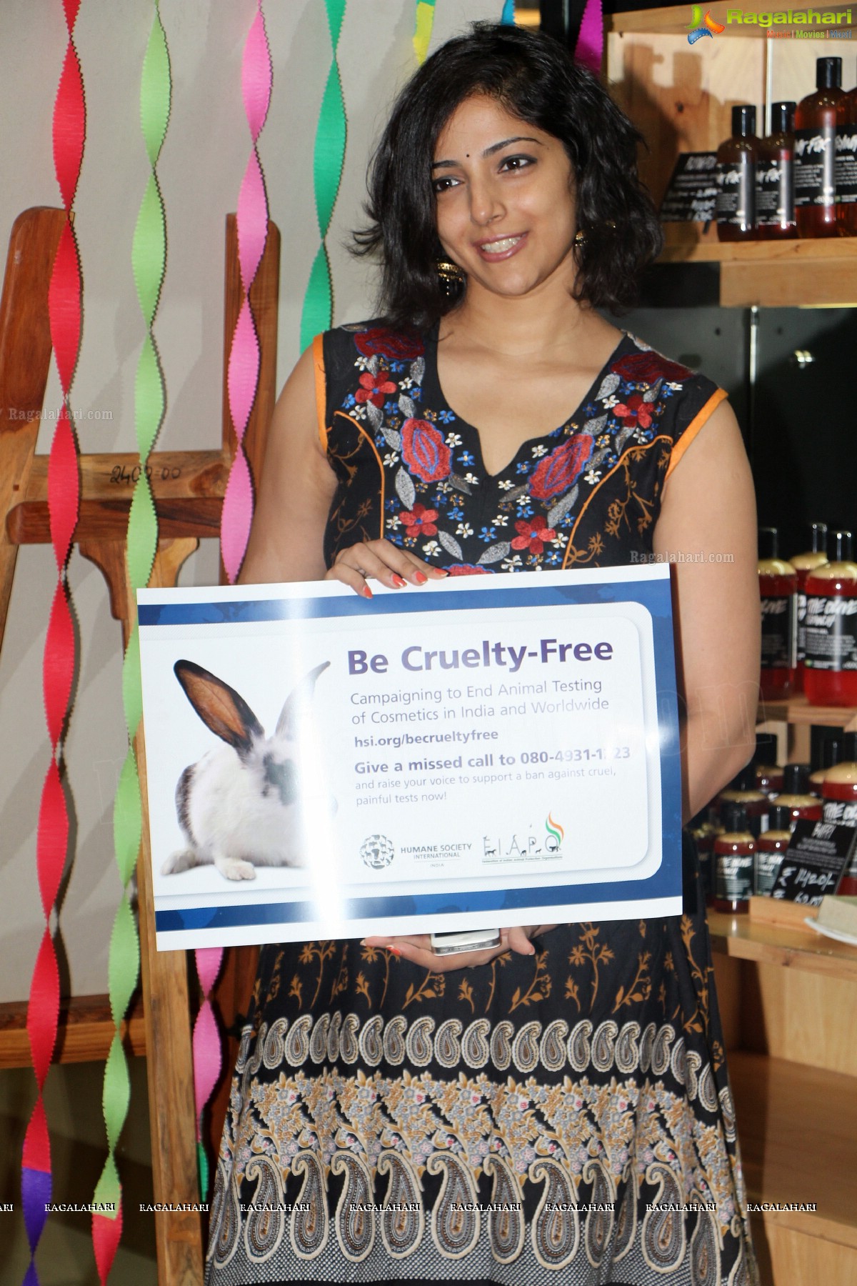 Nishanti Evani at Lush India to support 'Fight Against Animal Testing'