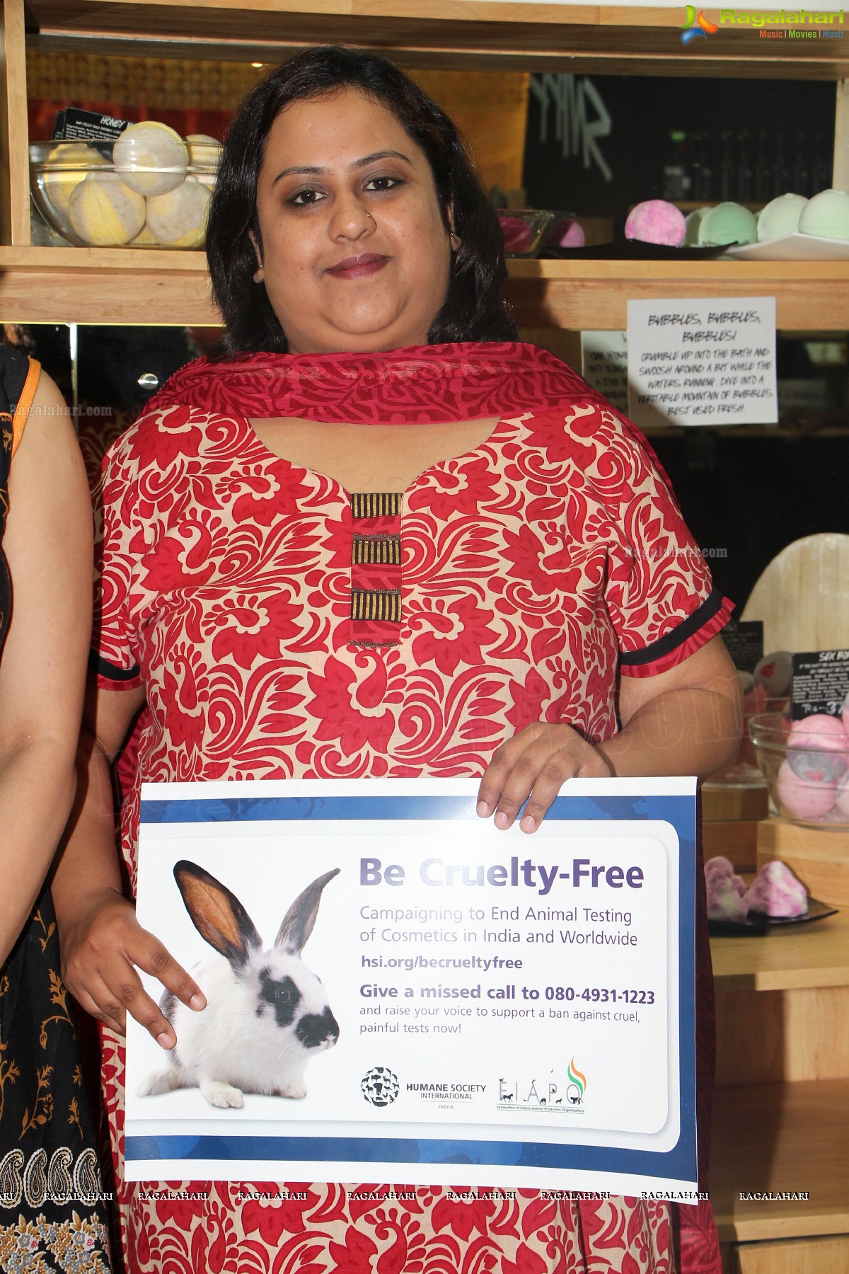 Nishanti Evani at Lush India to support 'Fight Against Animal Testing'